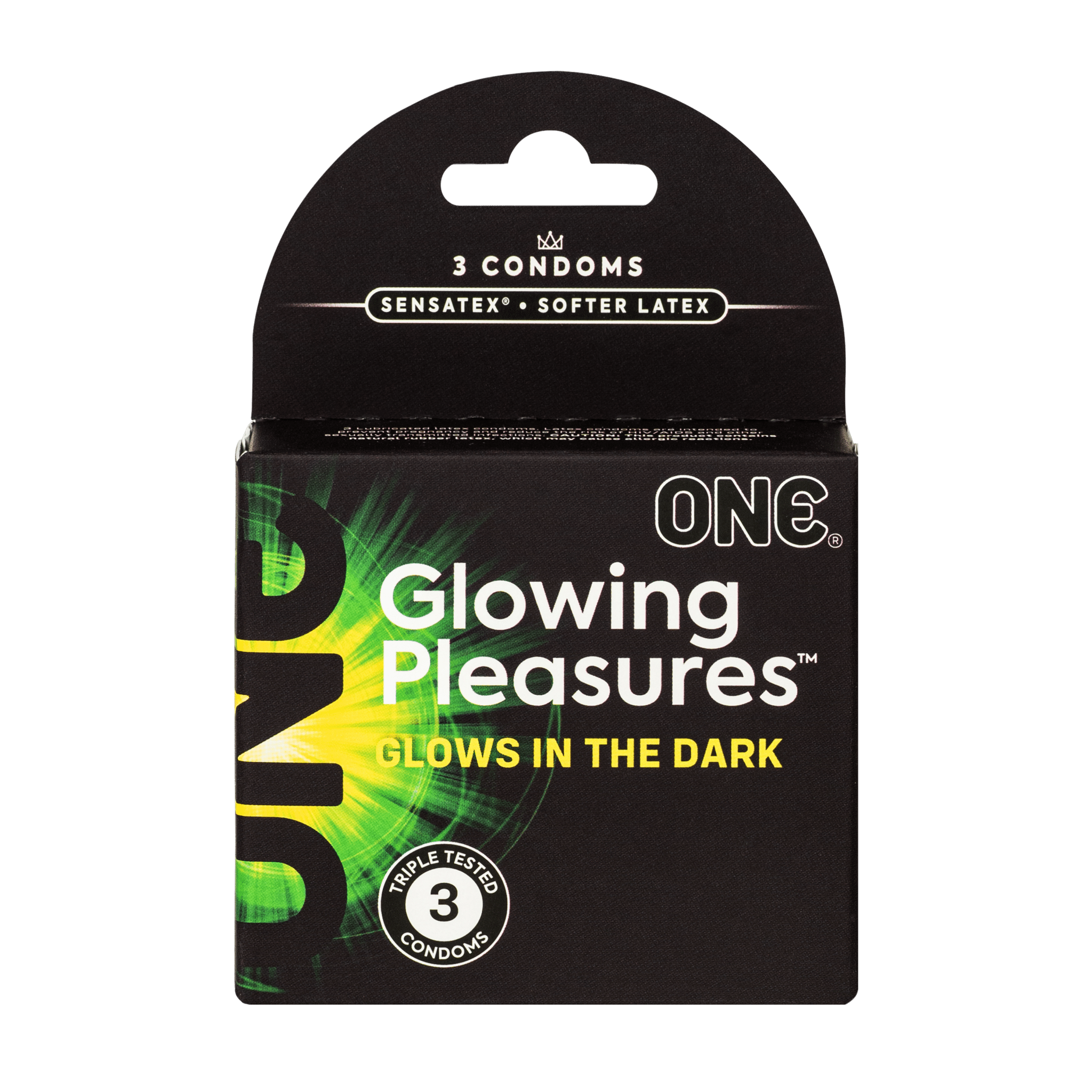 Glowing Pleasures Glow-in-the-Dark Condoms by ONE | Light Up the Night Glowing Pleasures Glow-in-the-Dark Condoms by ONE | Light Up the Night
