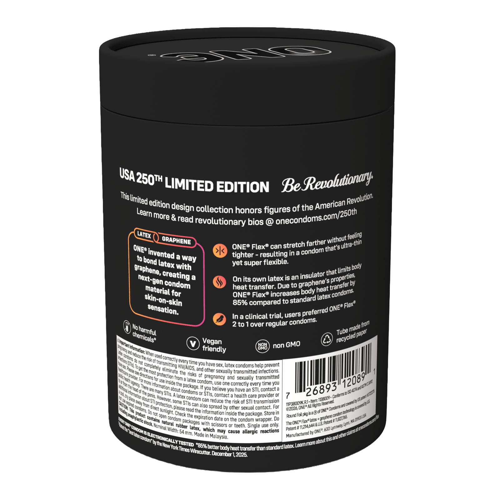 ONE® Flex® Graphene Condoms - America 250 Series | ONE® Flex® Graphene Condoms - America 250 Series ONE®