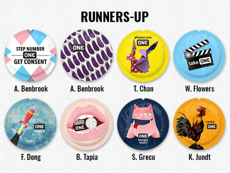 ONE announces winners from condom wrapper Design Contest! - ONE®