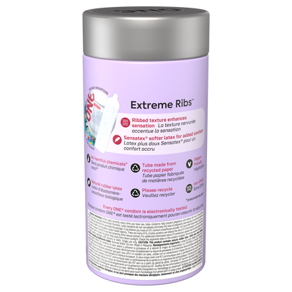 ONE® Extreme Ribs™ Condoms