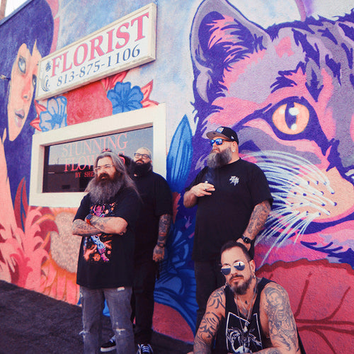 Image of florist band posing.