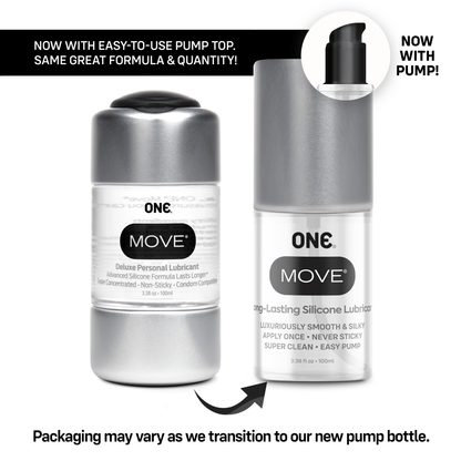 Move® Silicone Personal Lubricant 3.38oz | Move® Silicone Personal Lubricant 3.38oz ONE®
