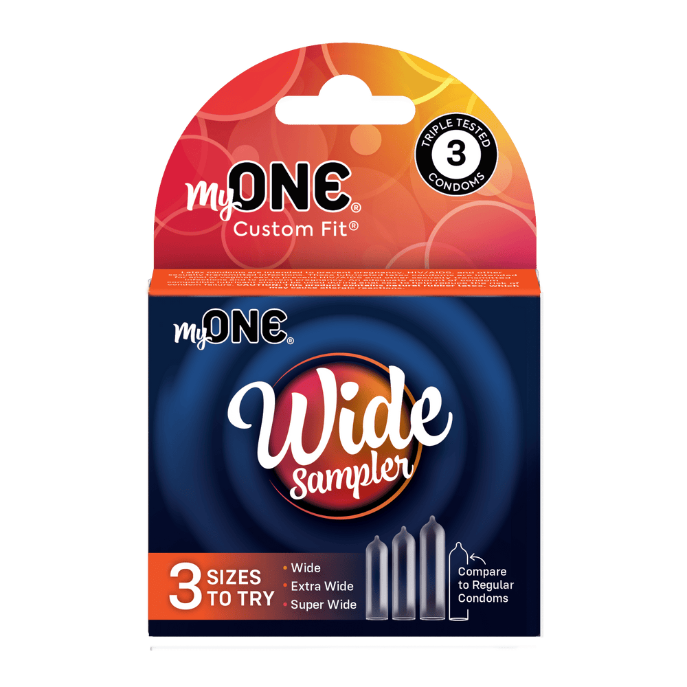 MyONE® Quick Sampler 3-Pack | Custom Fit Condoms