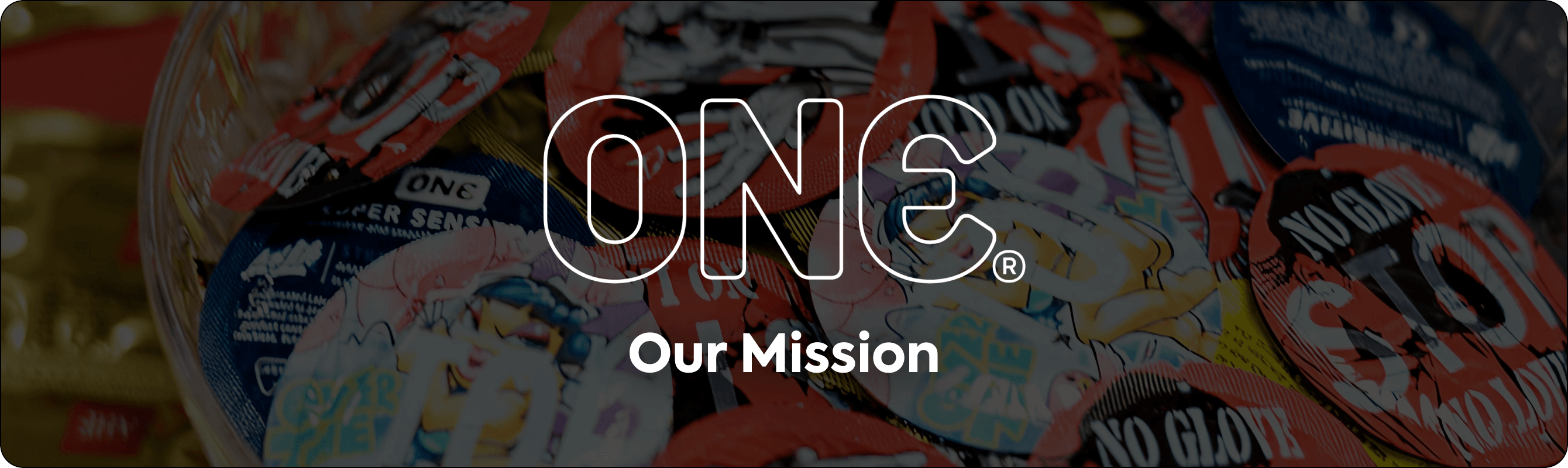 Colorful product packaging with 'ONE' branding and text.