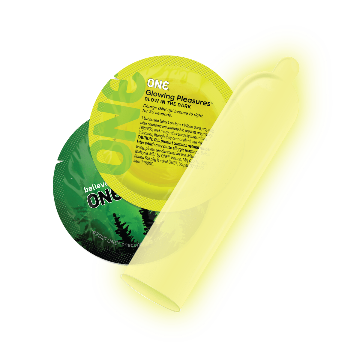 Glowing Pleasures Condoms | Glowing Pleasures Condoms ONE®