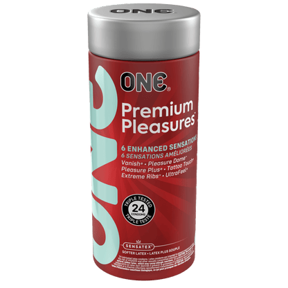 Premium Pleasures Condom Variety Pack by ONE | Luxe Mix Premium Pleasures Condom Variety Pack by ONE | Luxe Mix