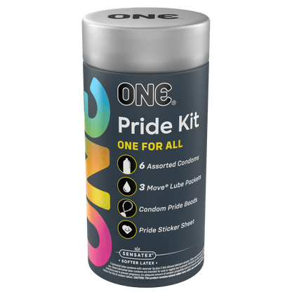 Pride Pack by ONE | Colorful Condoms + Safe-Sex Support Pride Pack by ONE | Colorful Condoms + Safe-Sex Support