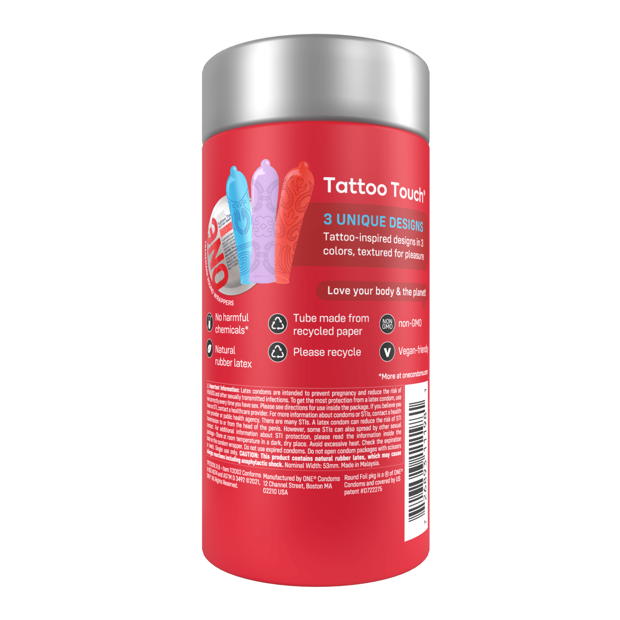 Tattoo Touch Condoms | Tattoo Touch Condoms ONE®